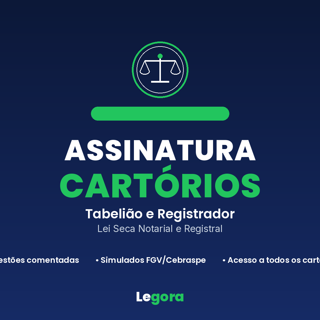 Assinatura Cartórios Legora